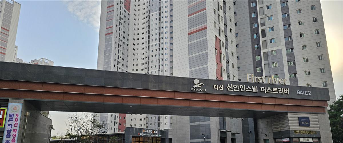 남양주시 다산동 다산신안인스빌퍼스트리버아파트 단지 전경