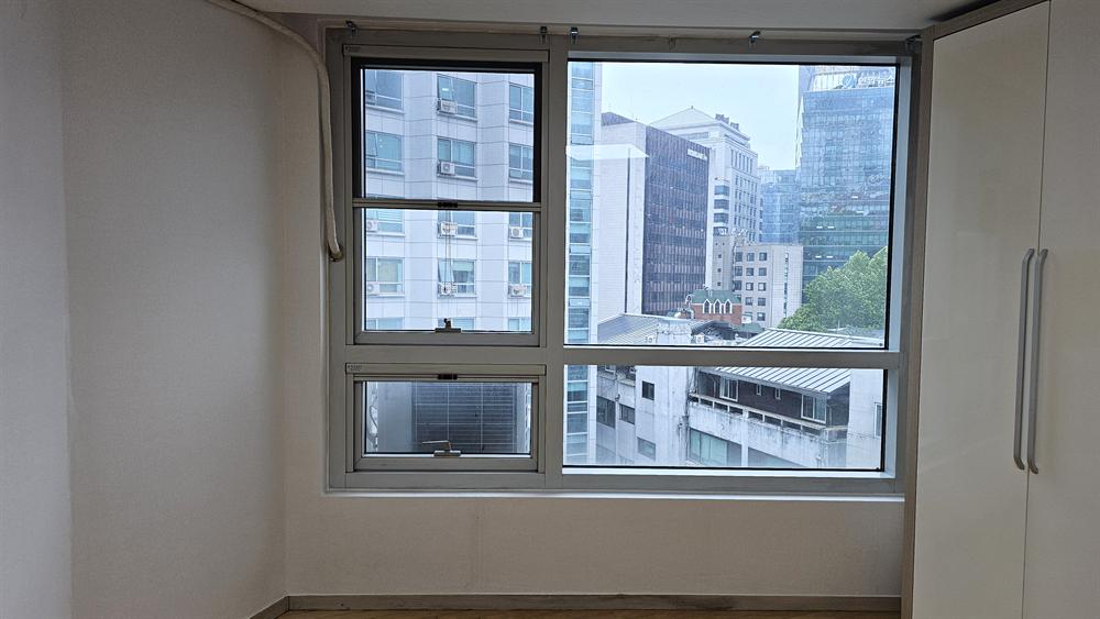 종로구 수송동 두산위브파빌리온오피스텔 창 시공 전