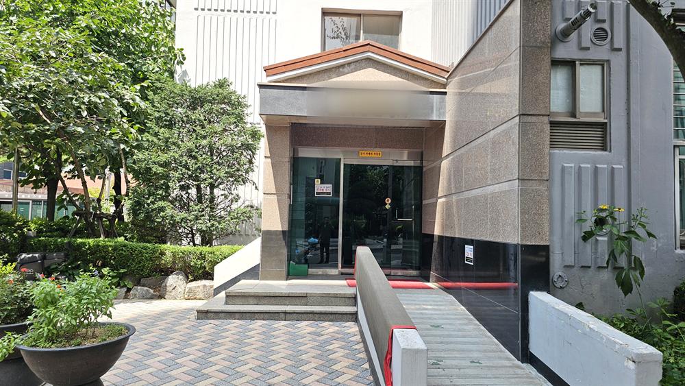 영등포구 양평동 삼성래미안아파트 동 입구